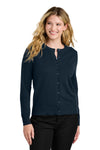 Women’s Easy Care Crewneck Cardigan Sweater